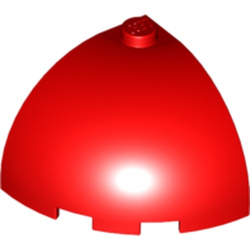 LEGO 88293 Brick, Round Corner 3 x 3 x 2 Dome Top in Red - Authentic LEGO Part