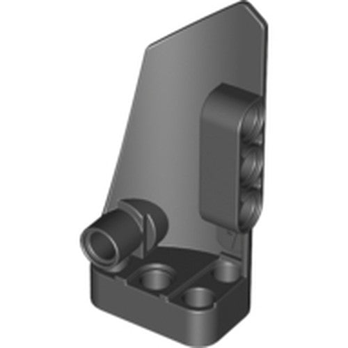 LEGO 64391 Technic, Panel Fairing # 4 Small Smooth Long, Side B in Black - Authentic LEGO Part