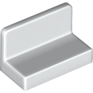 LEGO 4865b Panel 1 x 2 x 1 with Rounded Corners in White - Authentic LEGO Part