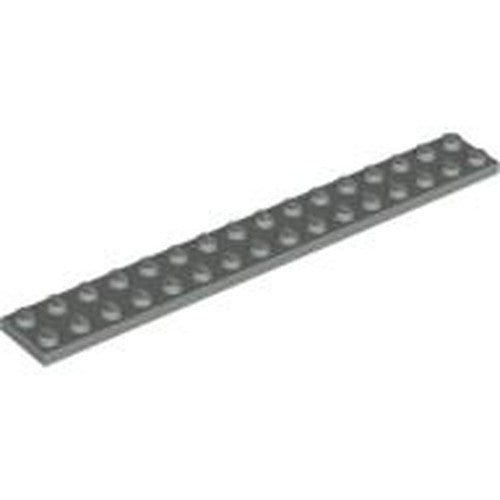 LEGO 4282 Plate 2 x 16 in Light Gray - Authentic LEGO Part