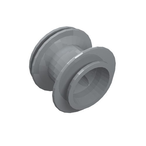 LEGO 6580 Wheel 43.2 x 28 Balloon Small in Light Bluish Gray - Authentic LEGO Part