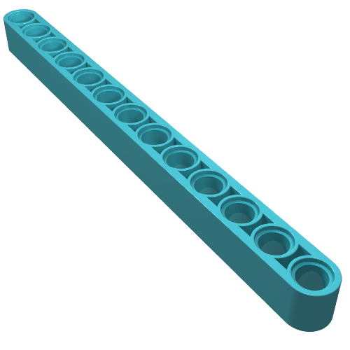 LEGO 41239 Technic, Liftarm Thick 1 x 13 in Medium Azure - Authentic LEGO Part