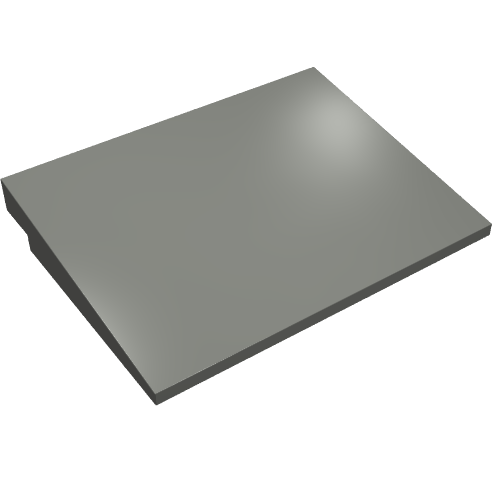 LEGO 4515 Slope 10 6 x 8 in Dark Bluish Gray - Authentic LEGO Part