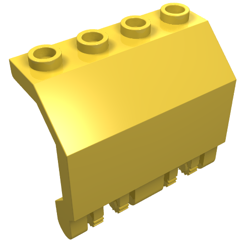 LEGO 44572 Panel 2 x 4 x 3 1/3 with Double Locking 2 Fingers Hinge - Main Product Image