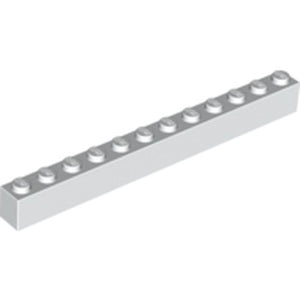 LEGO 6112 Brick 1 x 12 in White - Authentic LEGO Part