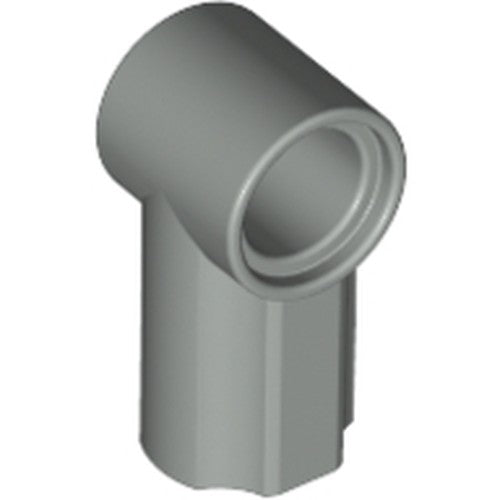 LEGO 32013 Technic, Axle and Pin Connector Angled #1 in Light Gray - Authentic LEGO Part