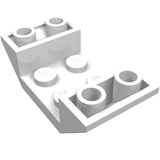 LEGO 4871 Slope Inverted 45° 4 x 2 Double in White - Authentic LEGO Part
