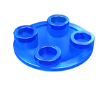 LEGO 2654 Plate, Round 2 x 2 with Rounded Bottom (Boat Stud) in Trans-Dark Blue - Authentic LEGO Part
