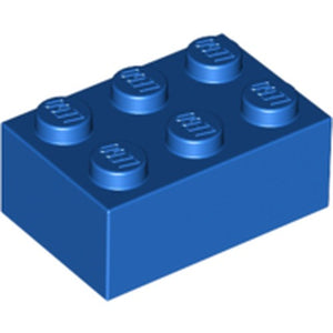 LEGO 3002 Brick 2 x 3 in Blue - Authentic LEGO Part