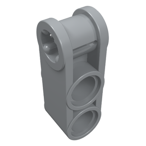 LEGO 42003 Technic, Axle and Pin Connector Perpendicular 3L with 2 Pin Holes in Light Bluish Gray - Authentic LEGO Part
