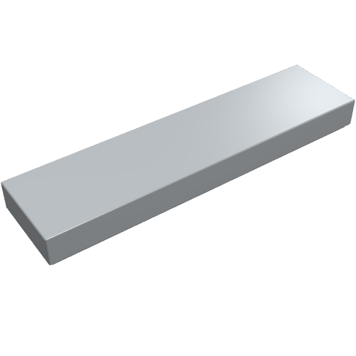LEGO 2431 Tile 1 x 4 in Light Bluish Gray - Authentic LEGO Part
