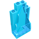 LEGO 47847 Rock Panel 2 x 4 x 6 in Trans-Light Blue - Authentic LEGO Part