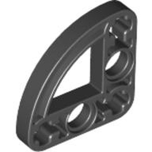 LEGO 32249 Technic, Liftarm, Modified L-Shape Quarter Ellipse Thin 3 x 3 in Black - Authentic LEGO Part