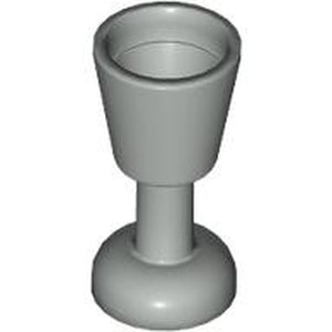 LEGO 2343 Minifigure, Utensil Goblet in Light Gray - Authentic LEGO Part