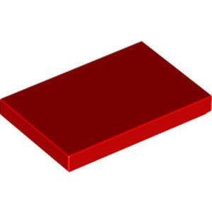 LEGO 26603 Tile 2 x 3 in Red - Authentic LEGO Part
