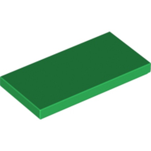 LEGO 87079 Tile 2 x 4 in Green - Authentic LEGO Part
