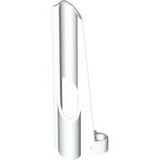 LEGO 32534 Technic, Panel Fairing # 7 Small Long, Large Hole, Side A in White - Authentic LEGO Part