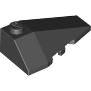 LEGO 43711 Wedge 4 x 2 Triple Right in Black - Authentic LEGO Part