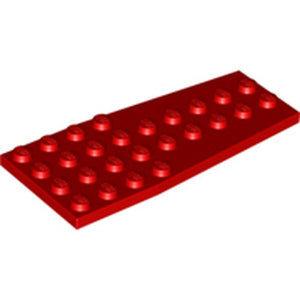 LEGO 2413 Wedge, Plate 4 x 9 without Stud Notches in Red - Authentic LEGO Part