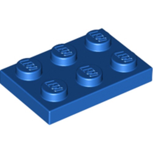 LEGO 3021 Plate 2 x 3 in Blue - Authentic LEGO Part