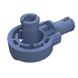 LEGO 47455 Technic Rotation Joint Ball Loop with 2 Perpendicular Pins with Friction in Sand Blue - Authentic LEGO Part