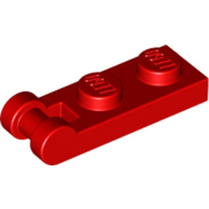 LEGO 60478 Plate, Modified 1 x 2 with Bar Handle on End in Red - Authentic LEGO Part
