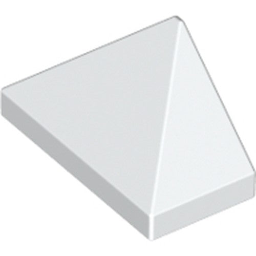 LEGO 3048c Slope 45 2 x 1 Triple with Inside Bar in White - Authentic LEGO Part