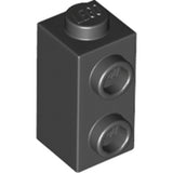 LEGO 32952 Brick, Modified 1 x 1 x 1 2/3 with Studs on Side in Black - Authentic LEGO Part