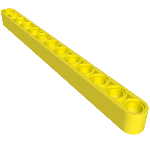 LEGO 41239 Technic, Liftarm Thick 1 x 13 in Neon Yellow - Authentic LEGO Part