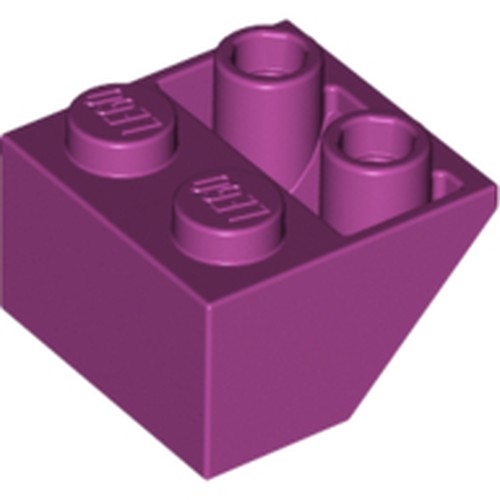 LEGO 3660 Slope, Inverted 45 2 x 2 with Flat Bottom Pin in Magenta - Authentic LEGO Part