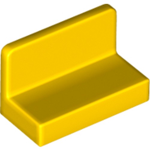 LEGO 4865b Panel 1 x 2 x 1 with Rounded Corners in Yellow - Authentic LEGO Part