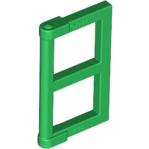 LEGO 60608 Pane for Window 1 x 2 x 3 with Thick Corner Tabs in Green - Authentic LEGO Part