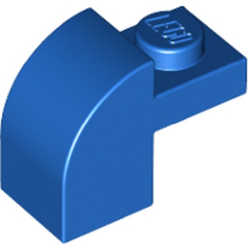 LEGO 6091 Brick Curved 1 x 2 x 1 1/3 with Curved Top in Blue - Authentic LEGO Part