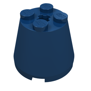 LEGO 6233 Cone 3 x 3 x 2 in Dark Blue - Authentic LEGO Part