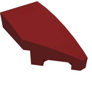 LEGO 29119 Wedge 2 x 1 x 2/3 Right in Dark Red - Authentic LEGO Part