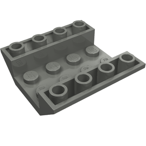 LEGO 4854 Slope, Inverted 45 4 x 4 Double in Dark Bluish Gray - Authentic LEGO Part
