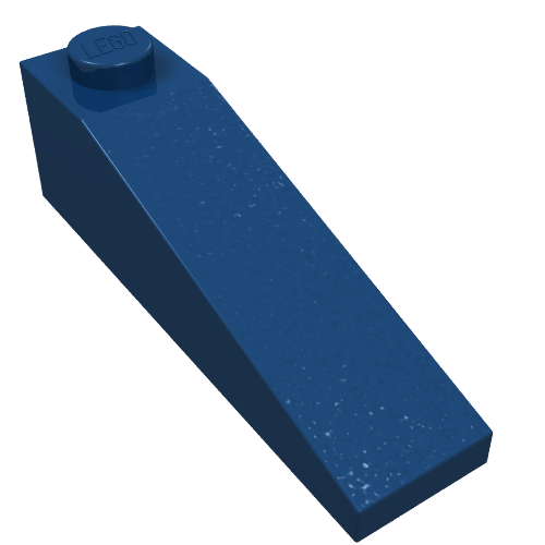 LEGO 60477 Slope 18 4 x 1 in Dark Blue - Authentic LEGO Part