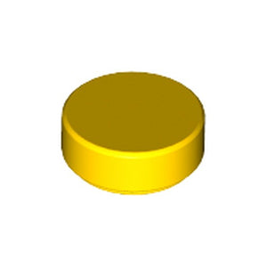 LEGO 98138 Tile, Round 1 x 1 in Yellow - Authentic LEGO Part