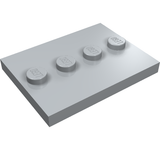 LEGO 88646 Tile, Modified 3 x 4 with 4 Studs in Center - Main Product Image