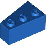 LEGO 6564 Wedge 3 x 2  Right in Blue - Authentic LEGO Part
