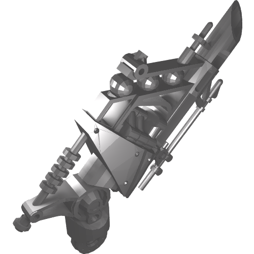 LEGO 87809 Hero Factory Weapon, Heavy Metal Shooter Arm - Main Product Image