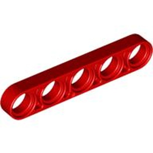 LEGO 32017 Technic, Liftarm Thin 1 x 5 in Red - Authentic LEGO Part