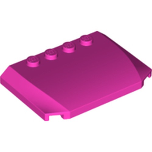 LEGO 52031 Wedge 4 x 6 x 2/3 Triple Curved in Dark Pink - Authentic LEGO Part