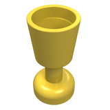 LEGO 2343 Minifigure, Utensil Goblet in Yellow - Authentic LEGO Part