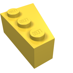 LEGO 6565 Wedge 3 x 2  Left in Yellow - Authentic LEGO Part