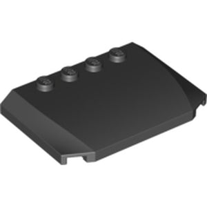 LEGO 52031 Wedge 4 x 6 x 2/3 Triple Curved in Black - Authentic LEGO Part