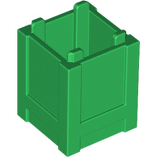 LEGO 61780 Container, Box 2 x 2 x 2 - Top Opening in Green - Authentic LEGO Part