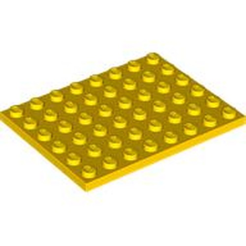 LEGO 3036 Plate 6 x 8 in Yellow - Authentic LEGO Part