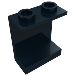 LEGO 4864b Panel 1 x 2 x 2 - Hollow Studs in Trans-Brown - Authentic LEGO Part