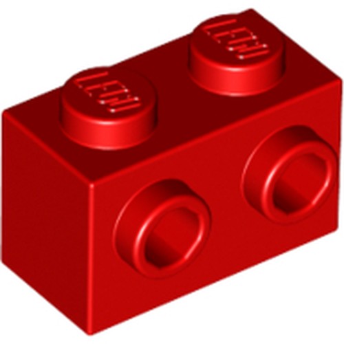 LEGO 11211 Brick Special 1 x 2 with 2 Studs on 1 Side in Red - Authentic LEGO Part